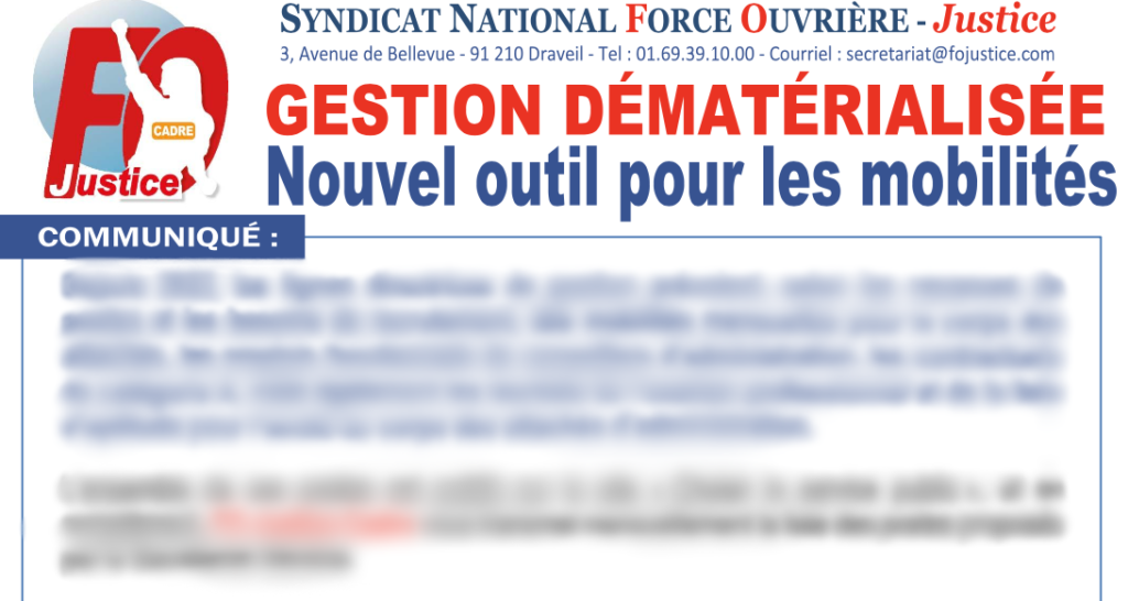 Gestion dématérialisée : Nouvel outil pour les mobilités