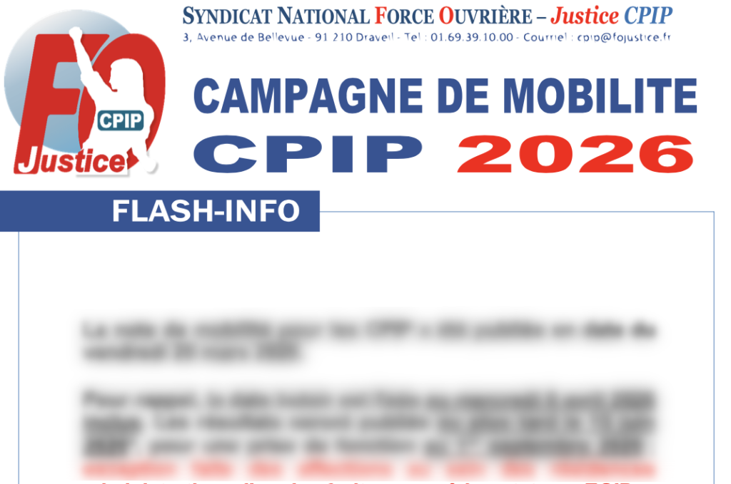 Campagne de Mobilité CPIP 2026