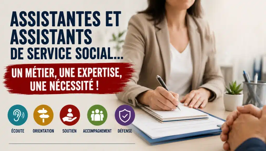 Assistantes et Assistants de Service Social… Un Métier, Une Expertise, Une Nécessité !