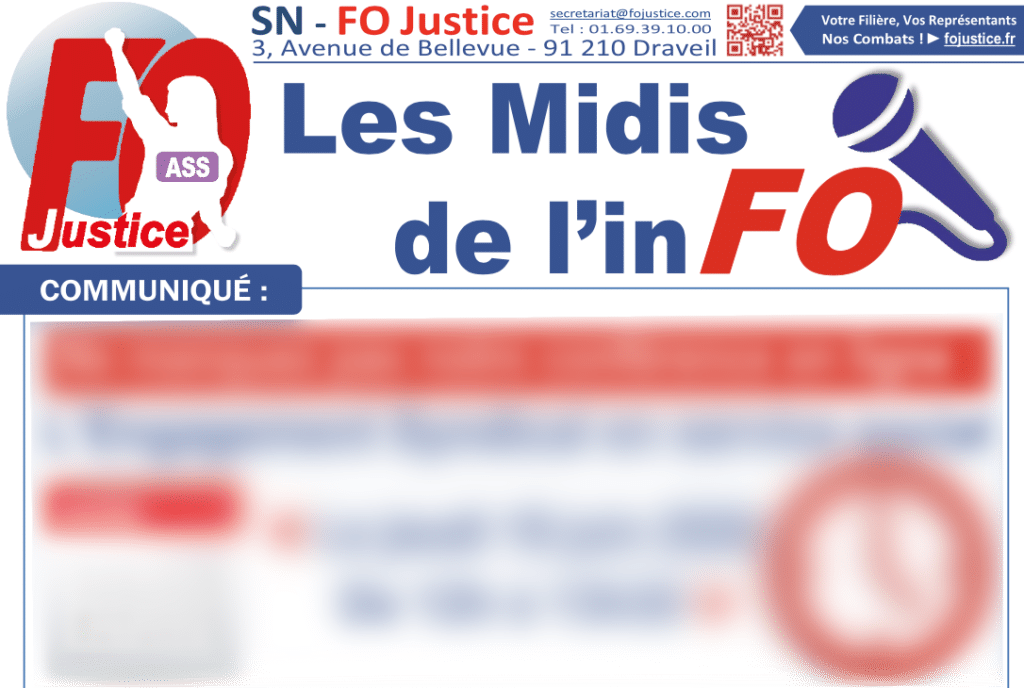 ASS : Les Midis de l’inFO