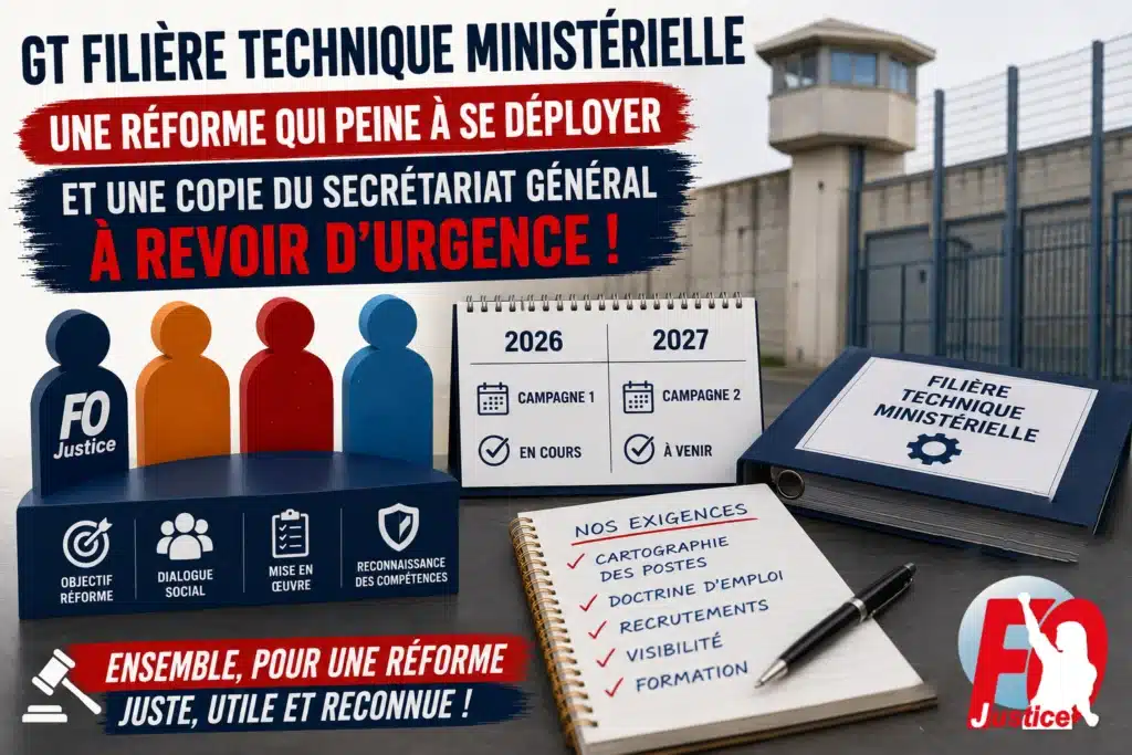 PT : GT Filière Technique Ministérielle – Une Réforme qui Peine à se Déployer et une Copie du Secrétariat Général à Revoir d’Urgence !
