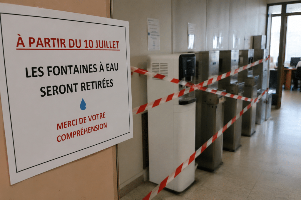 SDGF : Vous avez chaud ? Vous vouliez vous rafraîchir ? On vous retire l’eau fraîche !