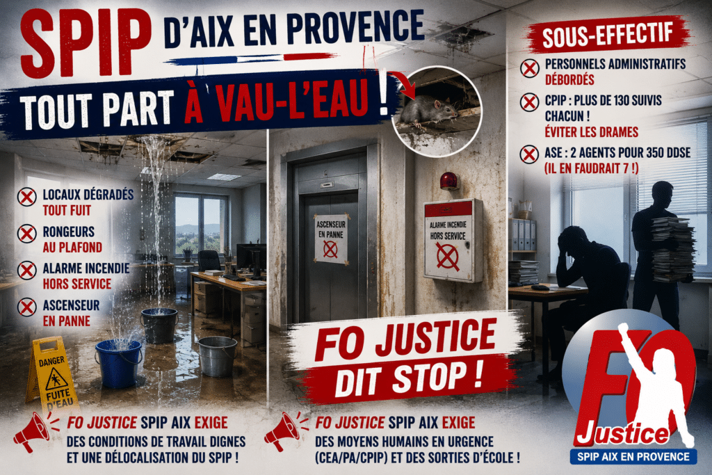 SPIP d’Aix en Provence – Tout part à vau-l’eau !
