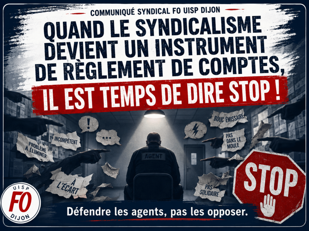 UISP Dijon : Quand le syndicalisme devient un instrument de règlement de comptes, il est temps de dire STOP !