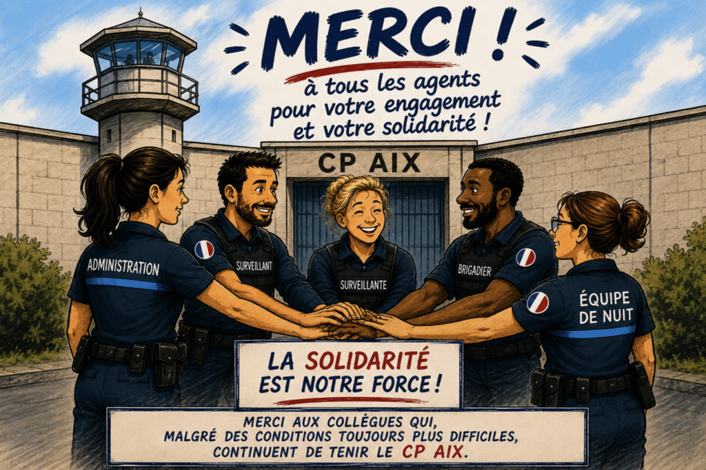Prison d’Aix-Luynes : Encore une fois merci !!