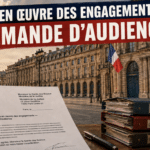 Mise en oeuvre des engagements et demande d’audience : Lettre ouverte au Garde des Sceaux
