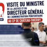 Prison de Château-Thierry : Visite du Ministre de la Justice et du Directeur Général de l’Administration Pénitentiaire