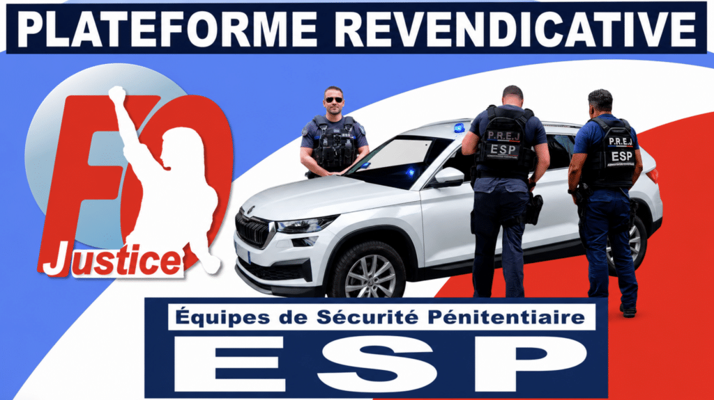 Équipes de Sécurité Pénitentiaire – Plateforme revendicative