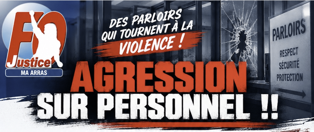 Prison d’Arras : Des Parloirs qui Tournent à la Violence ! Agression sur Personnel !