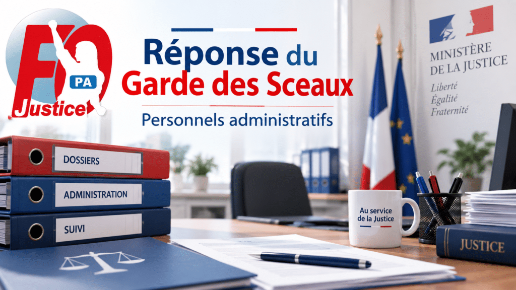 PA : Réponse du Garde des Sceaux à Notre Lettre Ouverte – Entre Victoires Syndicales, Flou sur les Calendriers et Exigence de Terrain !