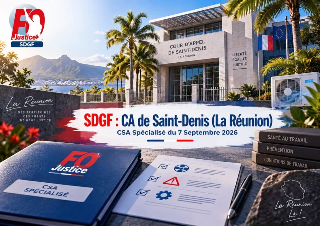 SDGF : CA de Saint-Denis (La Réunion) CSA Spécialisé du 7 Septembre 2026