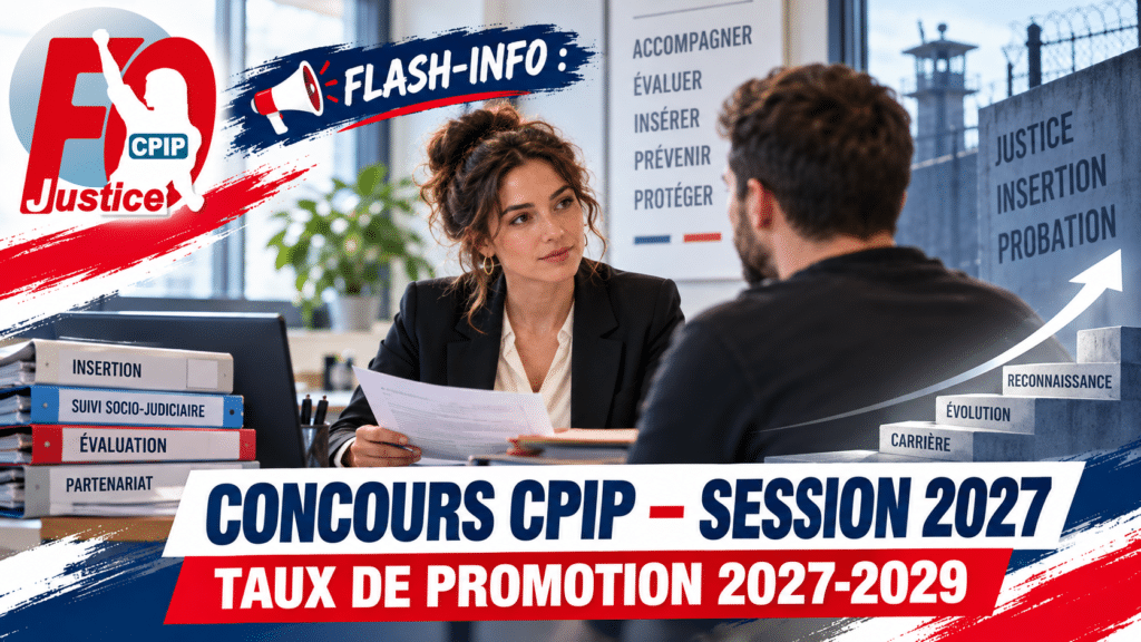 CPIP : Concours Recrutement (Session 2027) & Taux de Promotion (2027-2028-2029)