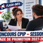 CPIP : Concours Recrutement (Session 2027) & Taux de Promotion (2027-2028-2029)