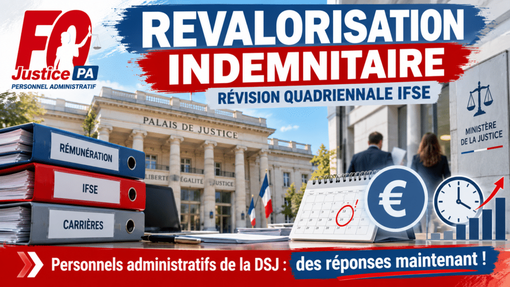 PA : Revalorisation Indemnitaire et Révision Quadriennale ! Quelles Perspectives pour les Personnels Administratifs de la DSJ ?