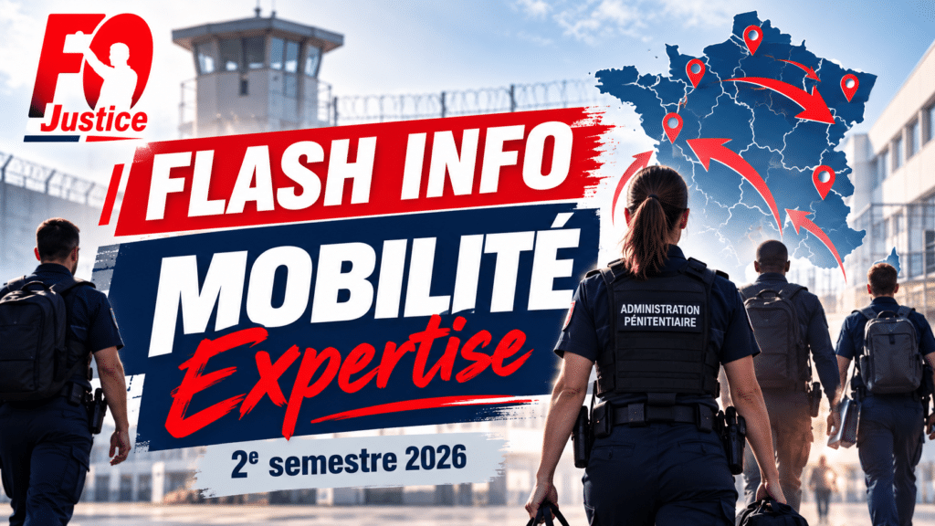 Mobilité Expertise Surveillants, Brigadiers-Chefs et Majors : Liste des postes – 2ème semestre 2026