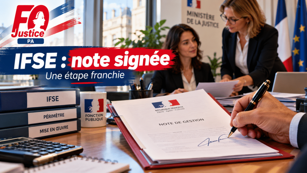 IFSE : La note de gestion est signée, une nouvelle étape est franchie !